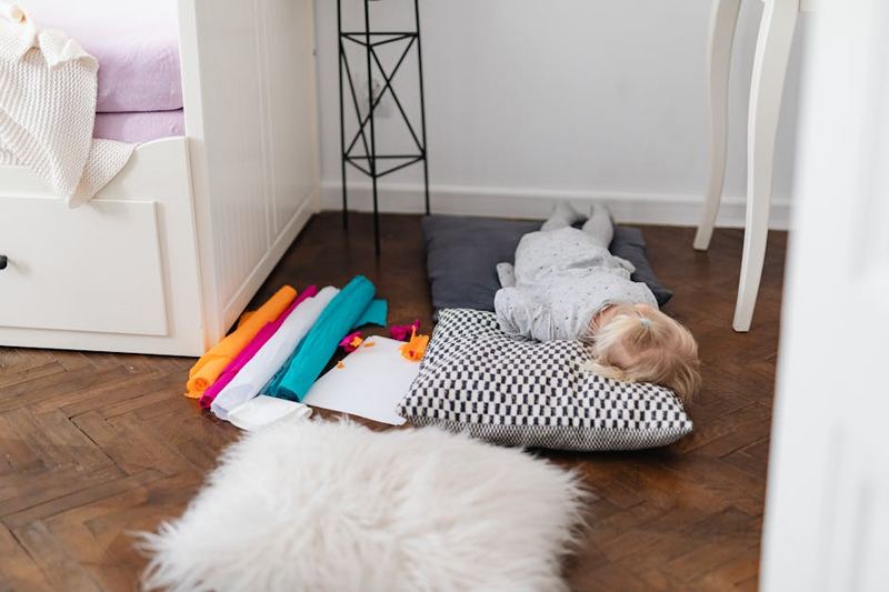 Linen Weave Oversized Floor Cushion