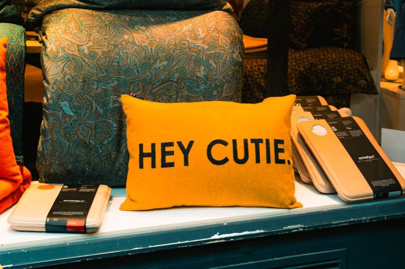 Striped Cotton Throw Cushion